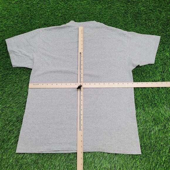 Vintage Funny Firefighter Couch-Potato Shirt Large 22x28 Gray - Picture 3 of 14